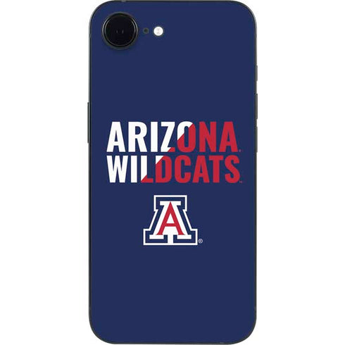 University of Arizona Wildcats Logo Split Blue iPhone 16e Skin